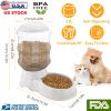 3.5L/1gal Pet Feeder Self-Dispensing Gravity Pets Food Dispenser Automatic Dog Cat Feeder