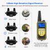Dog Training Collar Receiver IP67 Waterproof Dog Bark Shock Collar Accessories Adjustable Belt Rechargeable Without Remote Controller
