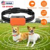 Electric Dog Training Collar Receiver IP67 Waterproof Shock Vibration Beep Mode Anti-Bark Dog Deterrent Training Collar for Dog Fence System