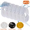 6Pack Pet Water Fountain Replacement Filter Activated Carbon Ion Resin Filter Cotton Filtration System For 2.5L Automatic Water Fountain