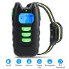 Dog Training Collar w/ Remote IPX7 Rechargeable Bark Collar w/ Beep Vibration Flashlight 8 Adjustable Intensities