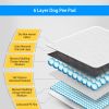 40Pcs Dog Pee Training Pads Super Absorbent Leak-proof Quick Dry Pet Pee Wee Poo Toilet Mats Disposable Potty Train L