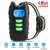 Dog Training Collar w/ Remote IPX7 Rechargeable Bark Collar w/ Beep Vibration Flashlight 8 Adjustable Intensities