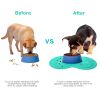 Dog Cat Bowl Mat Pet Food Water Feeding Mat Non-slip Pet Dish Tray Mat Paw Clean Placemat