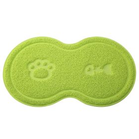 Dog Cat Bowl Mat Pet Food Water Feeding Mat Non-slip Pet Dish Tray Mat Paw Clean Placemat (Option: No8_Neon)